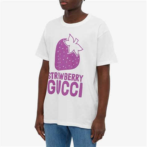 gucci strawberry t shirt|Gucci strawberry collection.